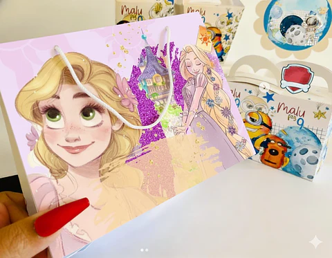 ARQUIVO DE CORTE SACOLINHA RAPUNZEL 01