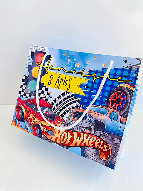 ARQUIVO DE CORTE SACOLINHA HOT WHEELS 01