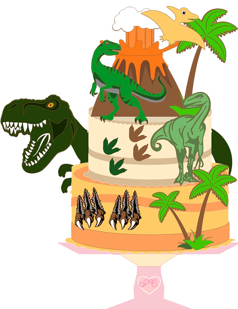 ARQUIVO DE CORTE TOPO DE BOLO DINOSSAUROS 03