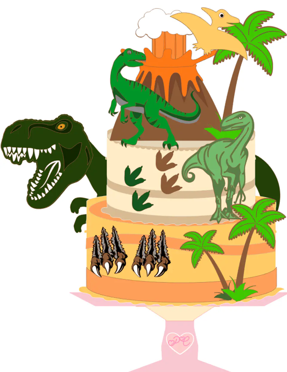 ARQUIVO DE CORTE TOPO DE BOLO DINOSSAUROS 03 1