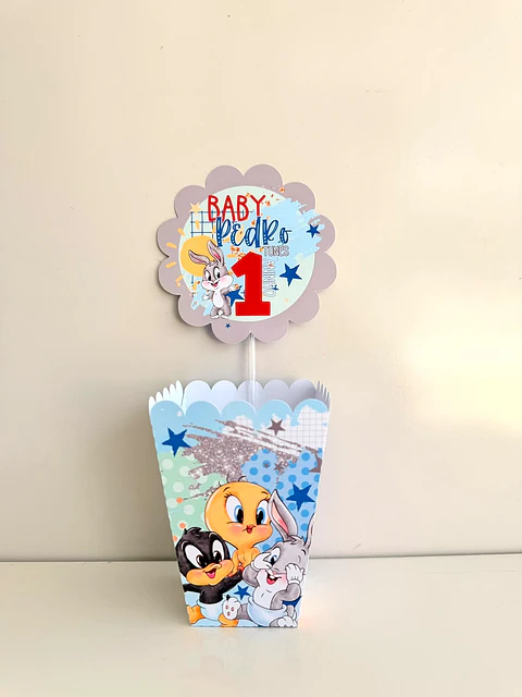 ARQUIVO DE CORTE CENTRO DE MESA LOONEY TUNES BABY 02