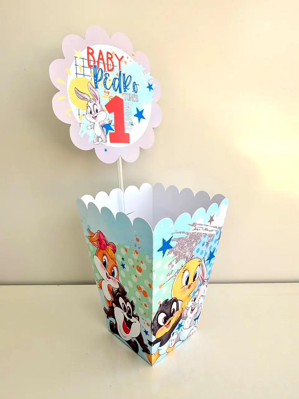 ARQUIVO DE CORTE CENTRO DE MESA LOONEY TUNES BABY 02 2