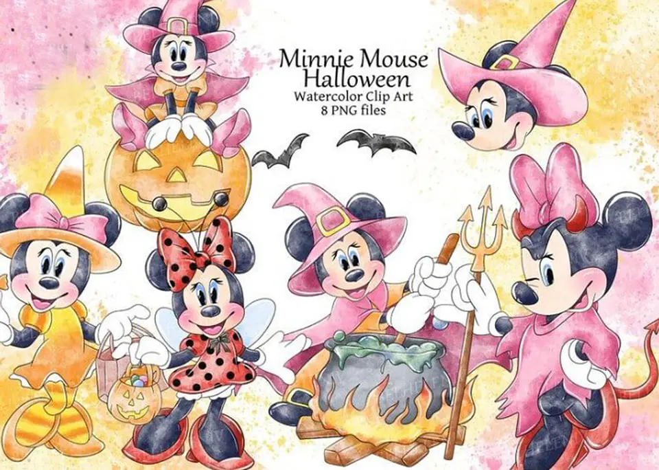 KIT DIGITAL MINNIE HALLOWEEN 01 1