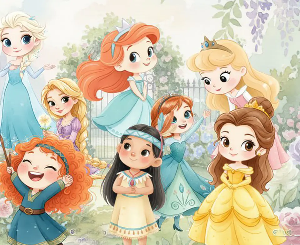 KIT DIGITAL PRINCESAS BABY 10 2