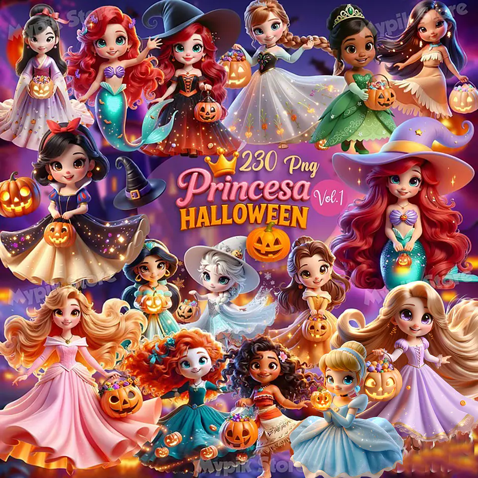 KIT DIGITAL PRINCESAS HALLOWEEN 01 1