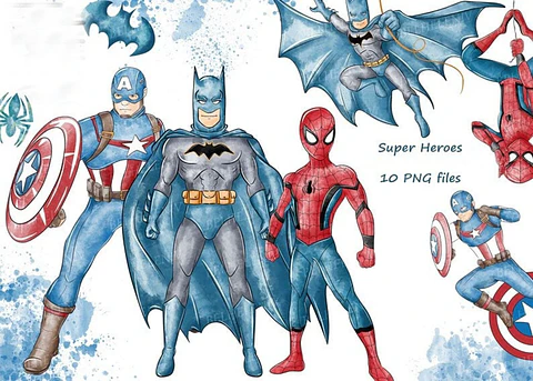 KIT DIGITAL SUPER HERÓIS 10