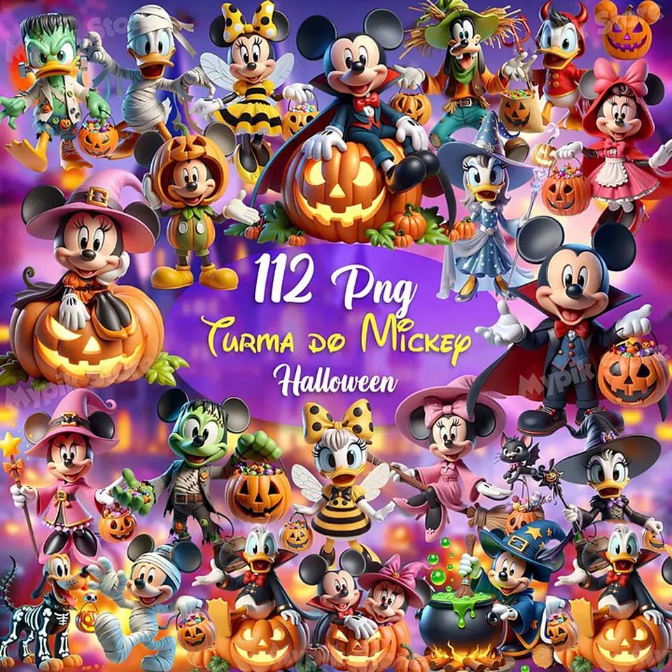 KIT DIGITAL MICKEY HALLOWEEN 10 1
