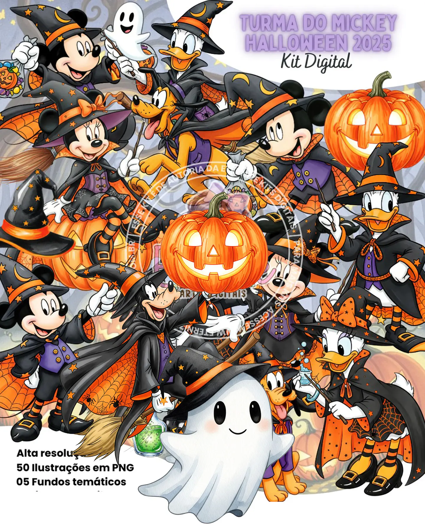 KIT DIGITAL MICKEY HALLOWEEN 12 1