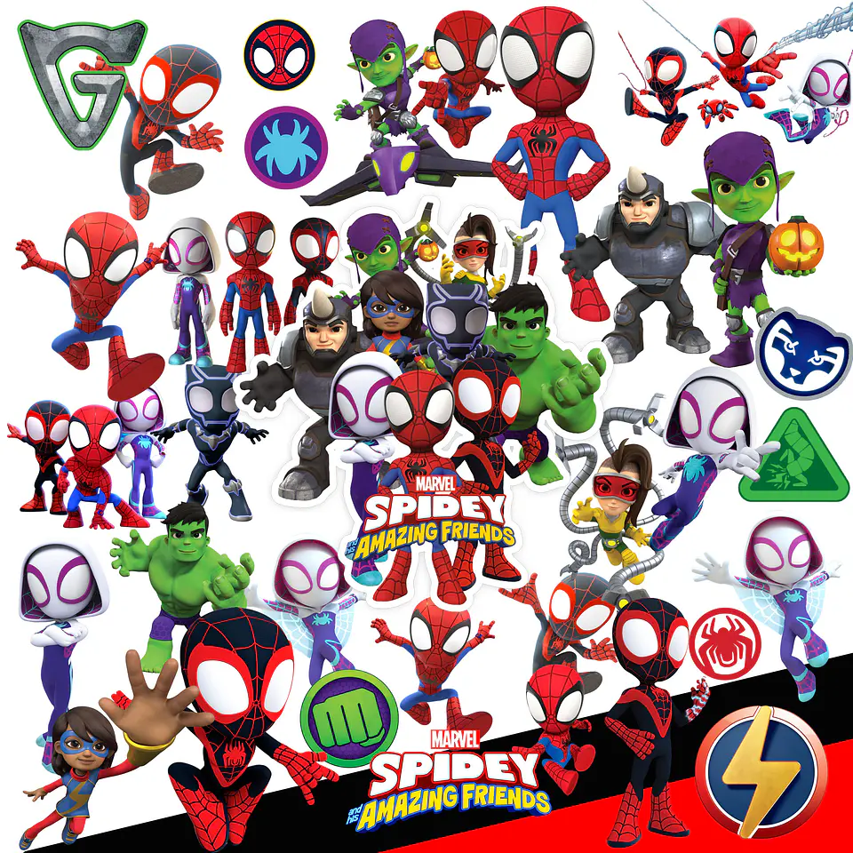KIT DIGITAL  SPIDEY E SEUS AMIGOS 10 1