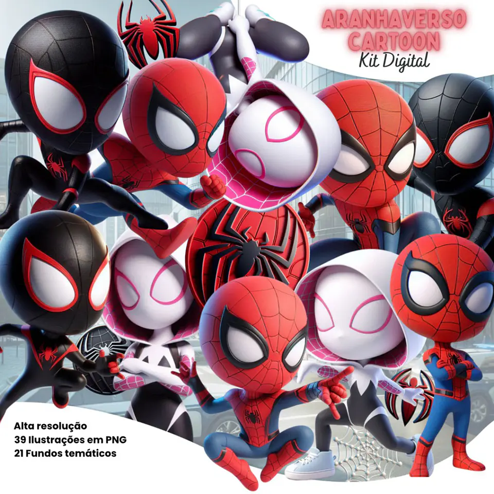 KIT DIGITAL HOMEM ARANHA 12 1