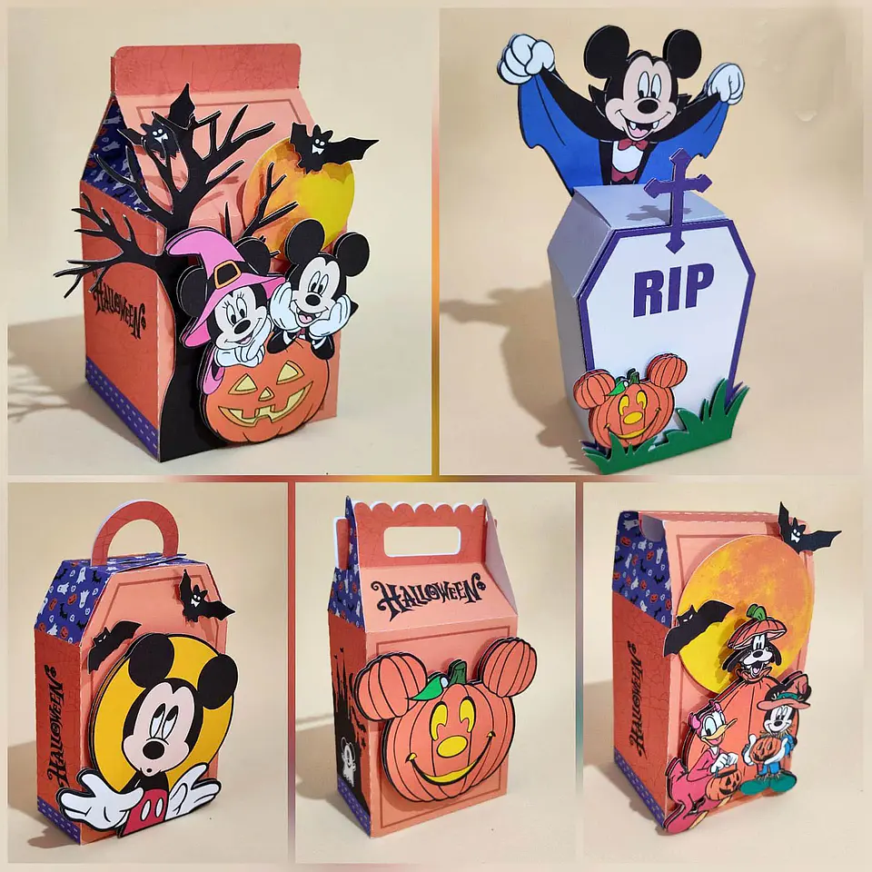 ARQUIVO DE CORTE  HALLOWEEN DO MICKEY 15 1