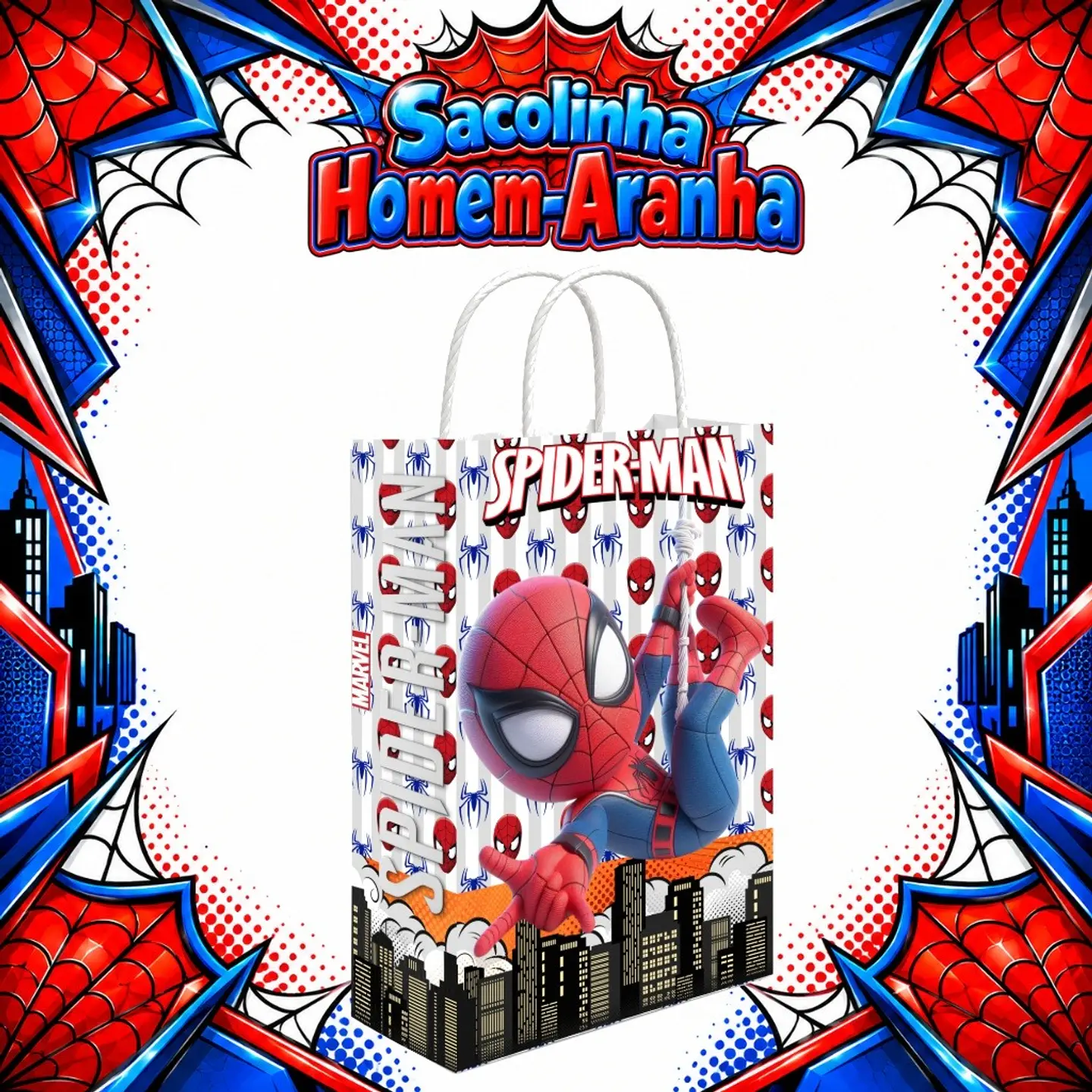 ARQUIVO DE CORTE SACOLINHA HOMEM ARANHA 07 1