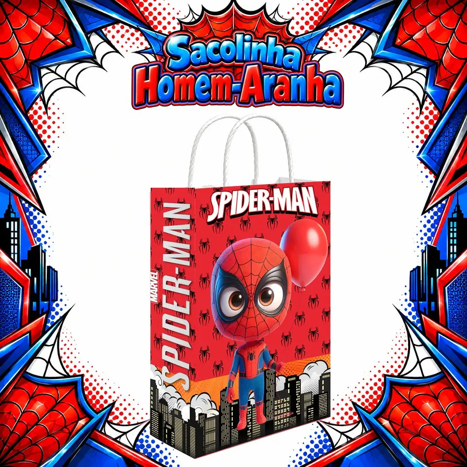 ARQUIVO DE CORTE SACOLINHA HOMEM ARANHA 08 1