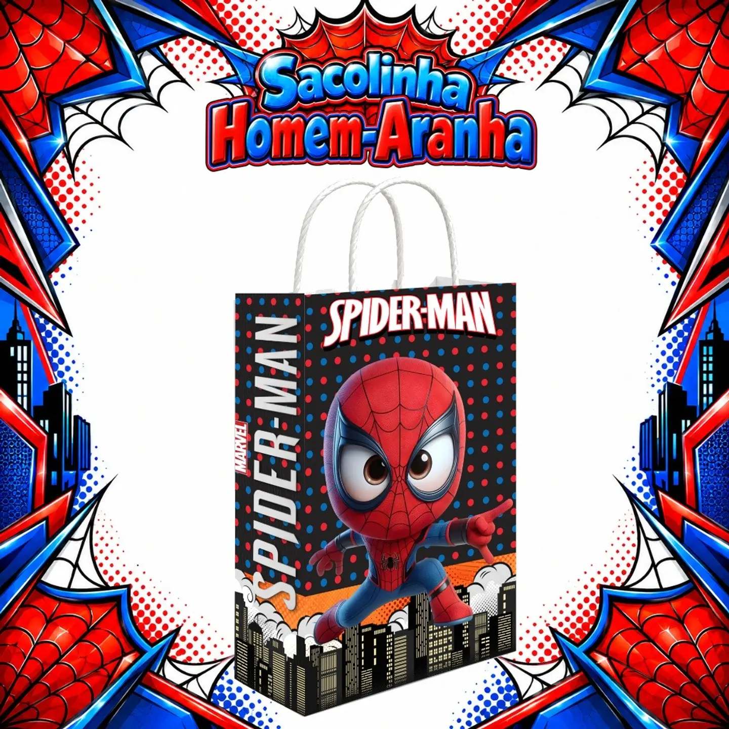ARQUIVO DE CORTE SACOLINHA HOMEM ARANHA 09 1