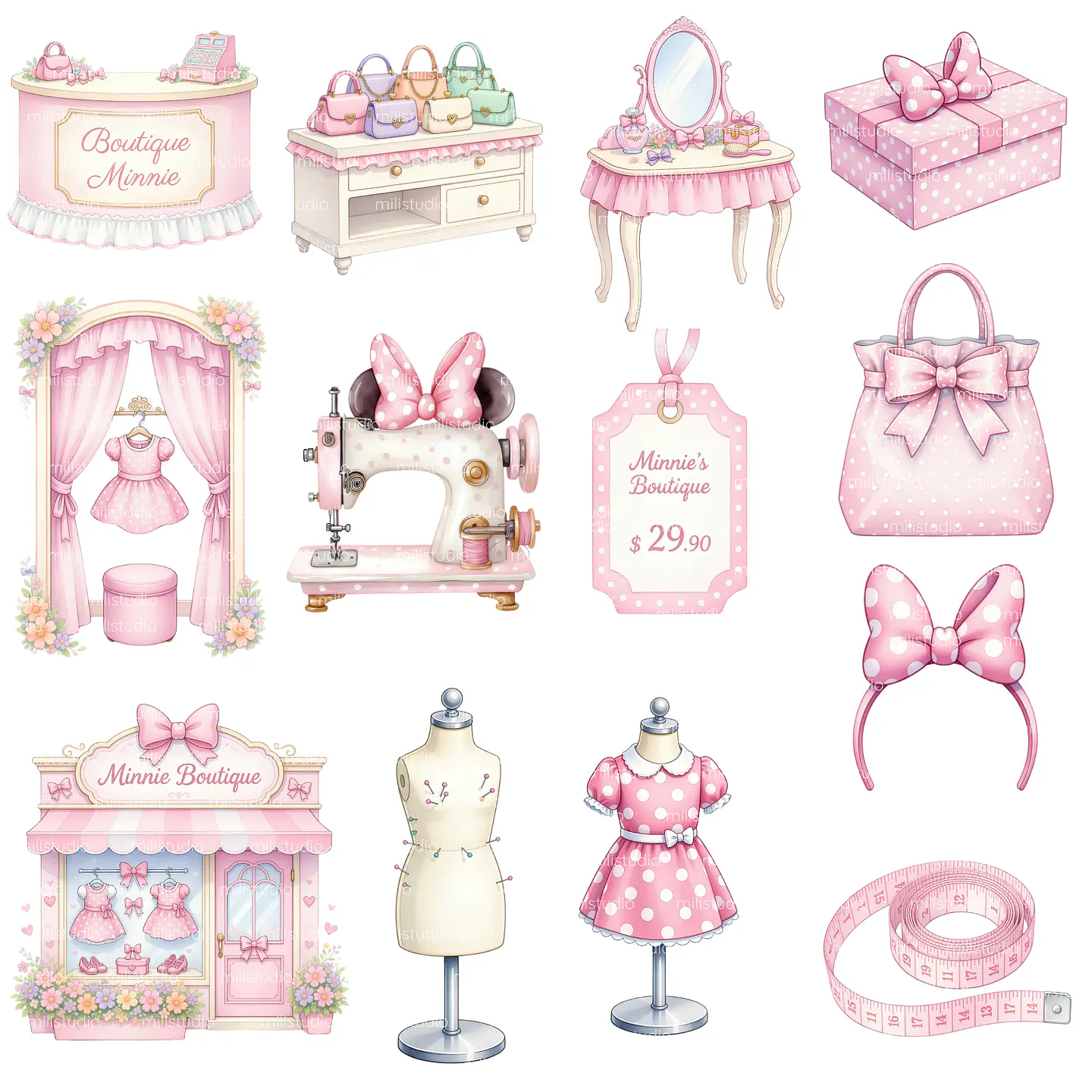 KIT DIGITAL MINNIE 22 6