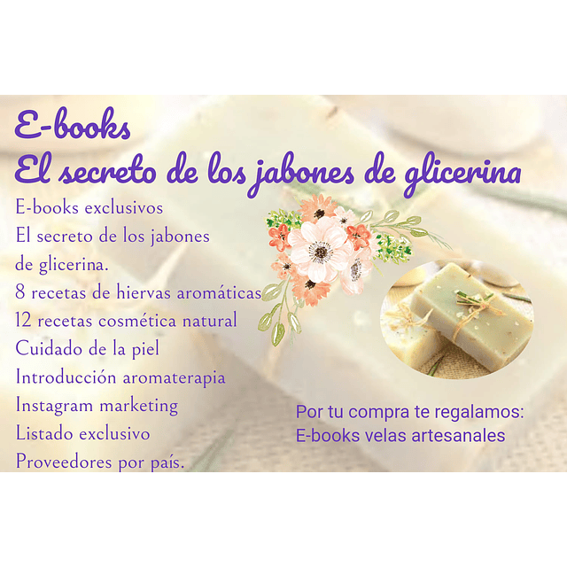 E-books El secreto de los jabones de glicerina