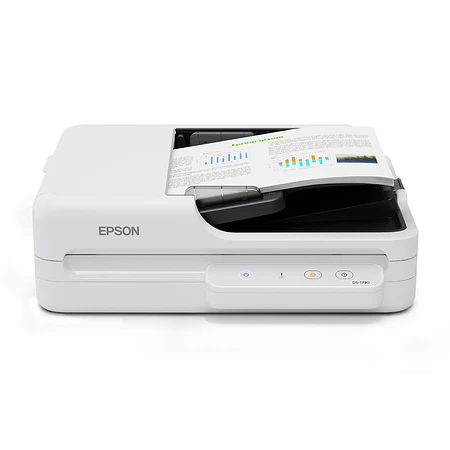 Escáner Epson DS-1730 Cama Plana + ADF Dúplex Automático | Alta Velocidad para Oficina | MundoEscaner.cl