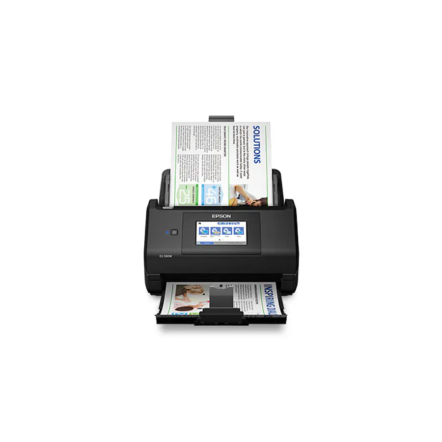 Escáner Epson WorkForce ES-580W Inalámbrico Dúplex | WiFi y Pantalla Táctil