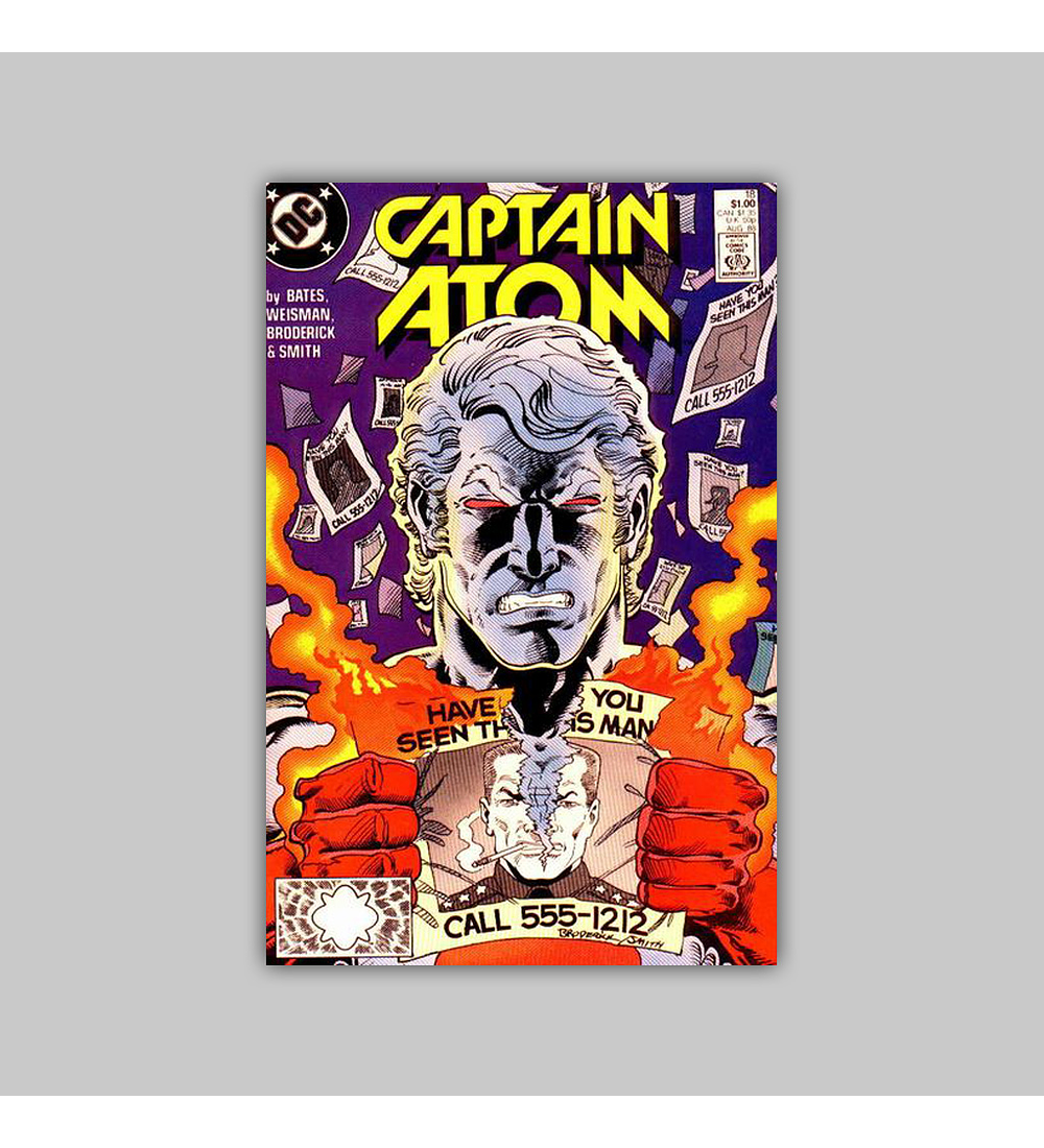 Captain Atom 18 VF/NM (9.0) 1988