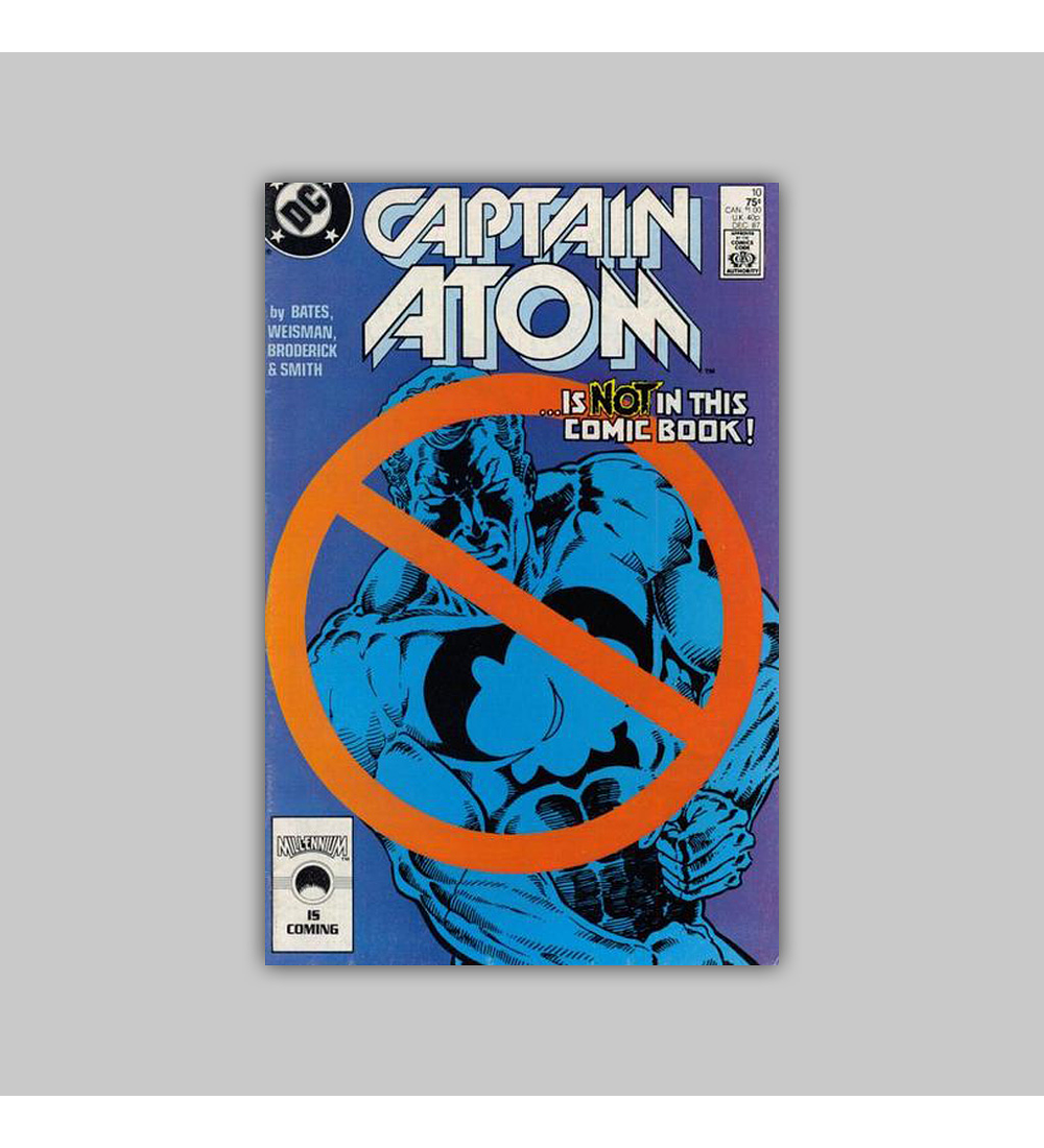 Captain Atom 10 VF/NM (9.0) 1987