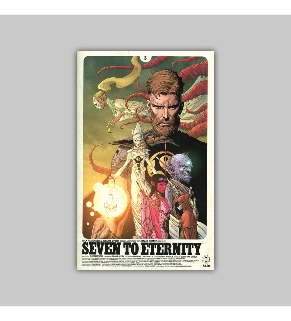 Seven to Eternity 5 2nd printing 2017