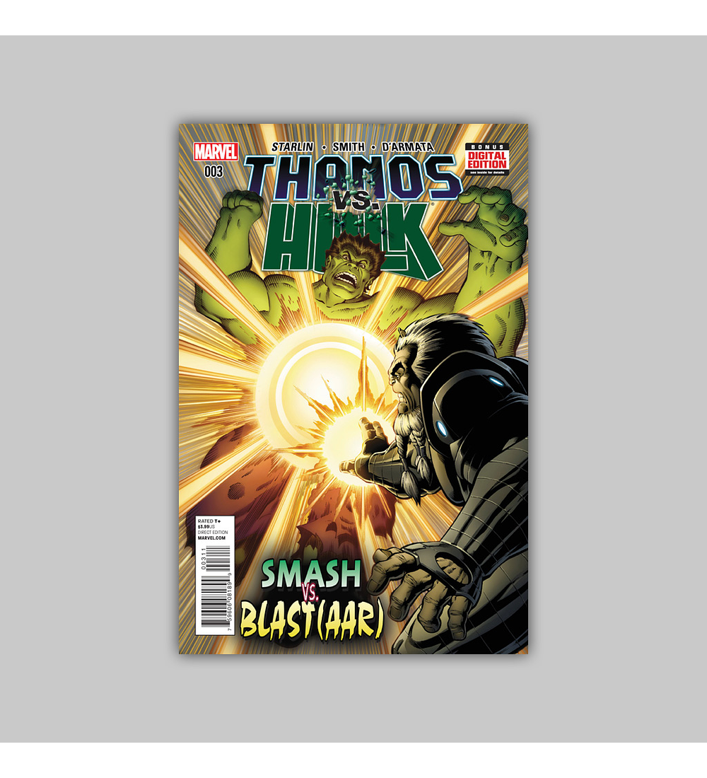 Thanos Vs. Hulk 3 2015