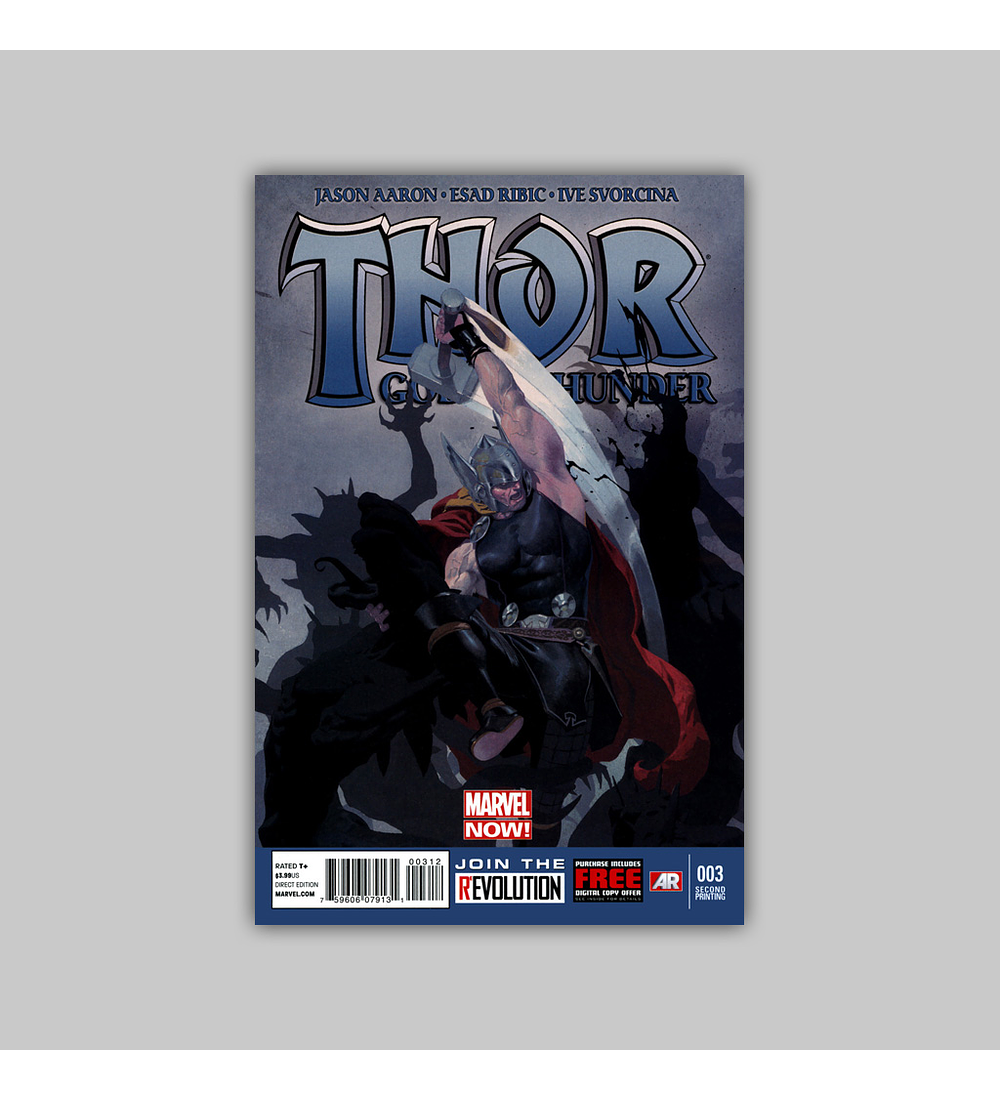 Thor: God of Thunder 3 2nd printing 2013