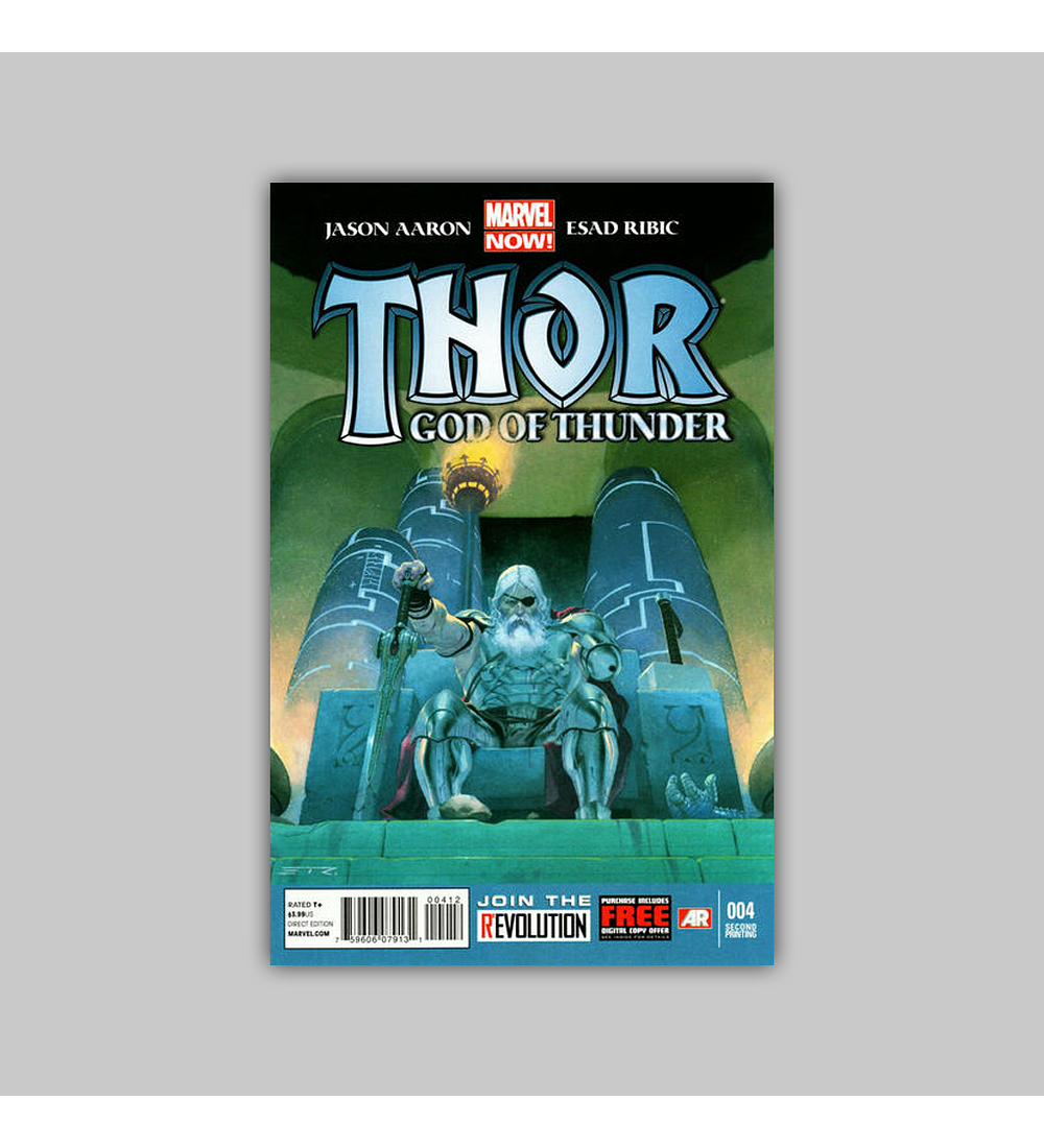 Thor: God of Thunder 4 2nd printing 2013