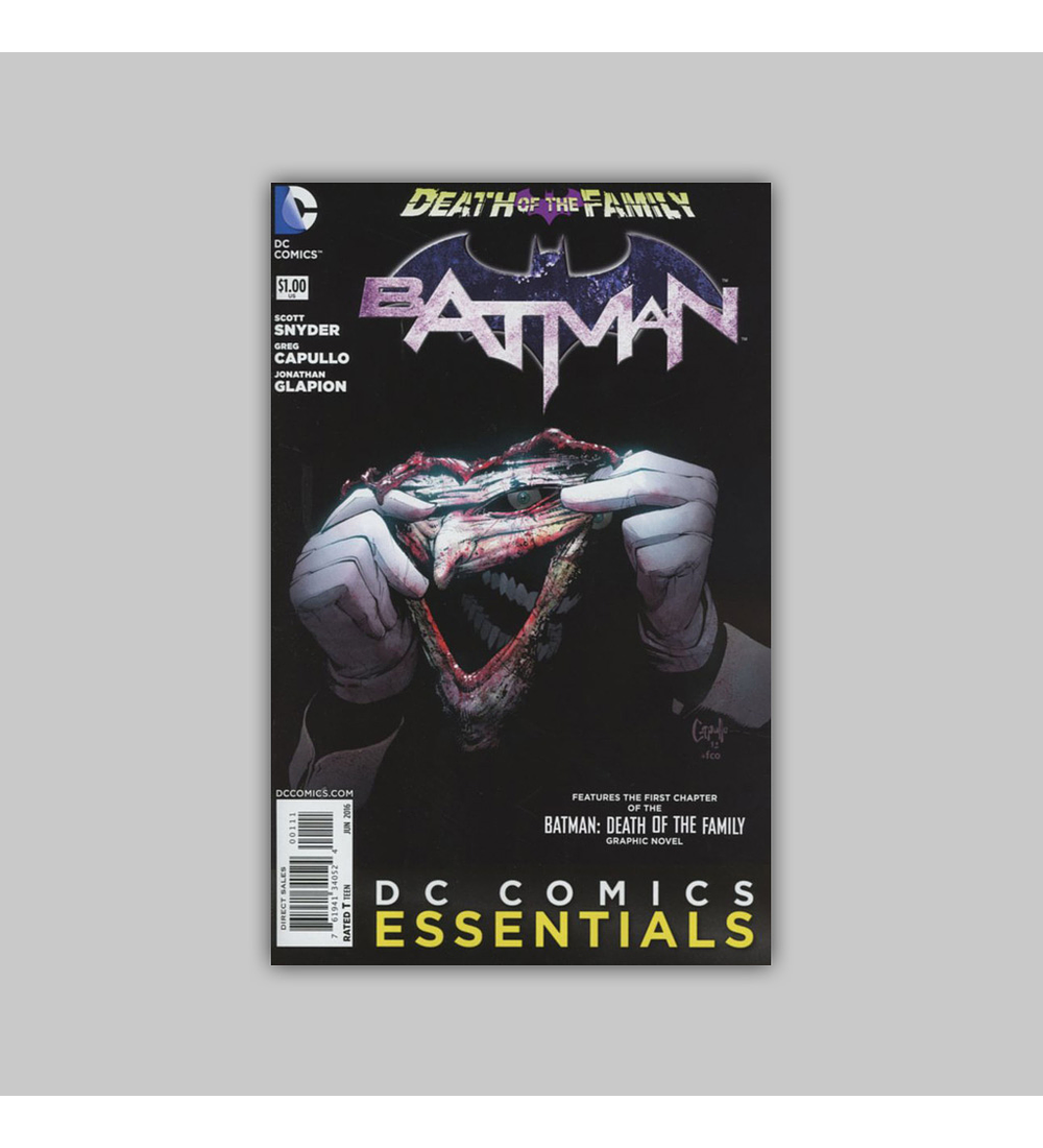 DC Comics Essentials: Batman - Death of the Family 1 2016