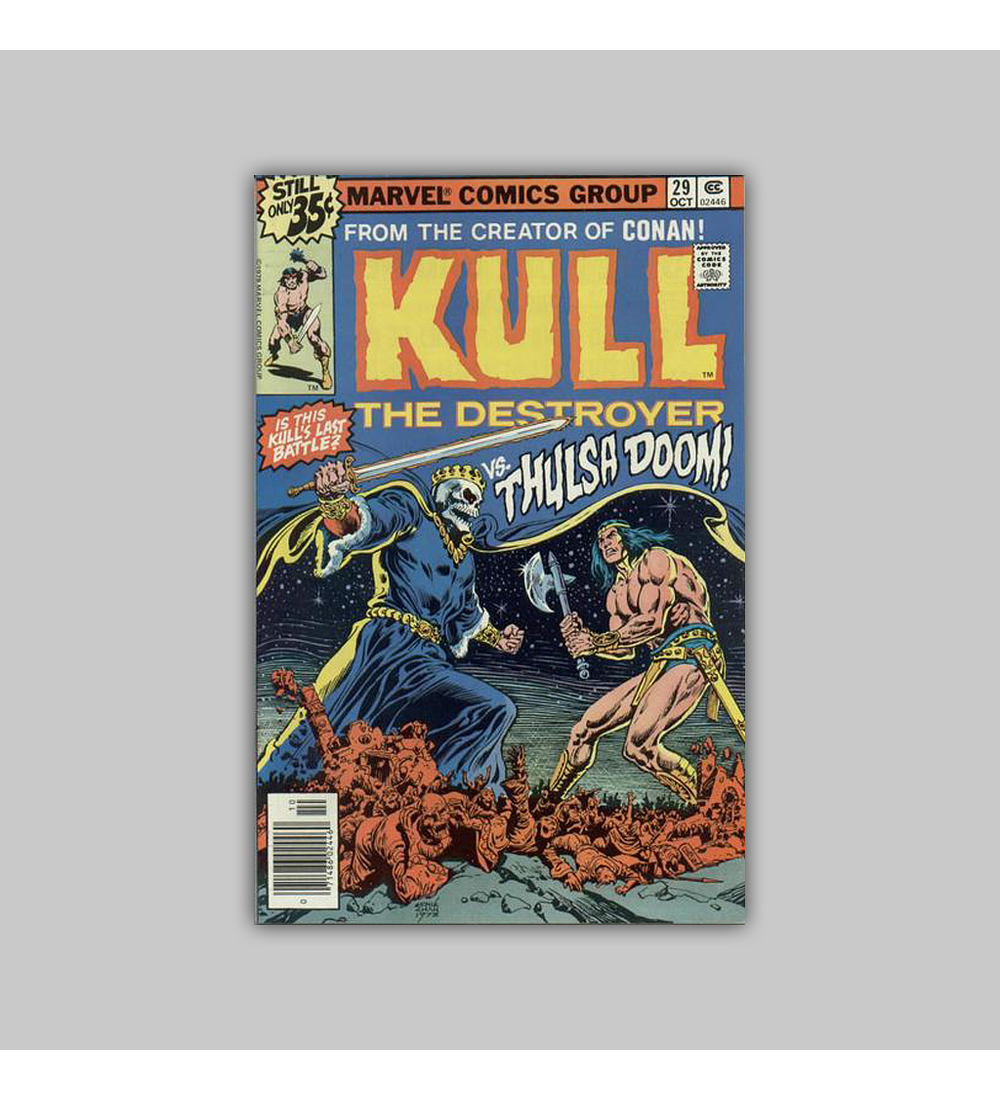 Kull the Destroyer 29 VF/NM 9.0 1978