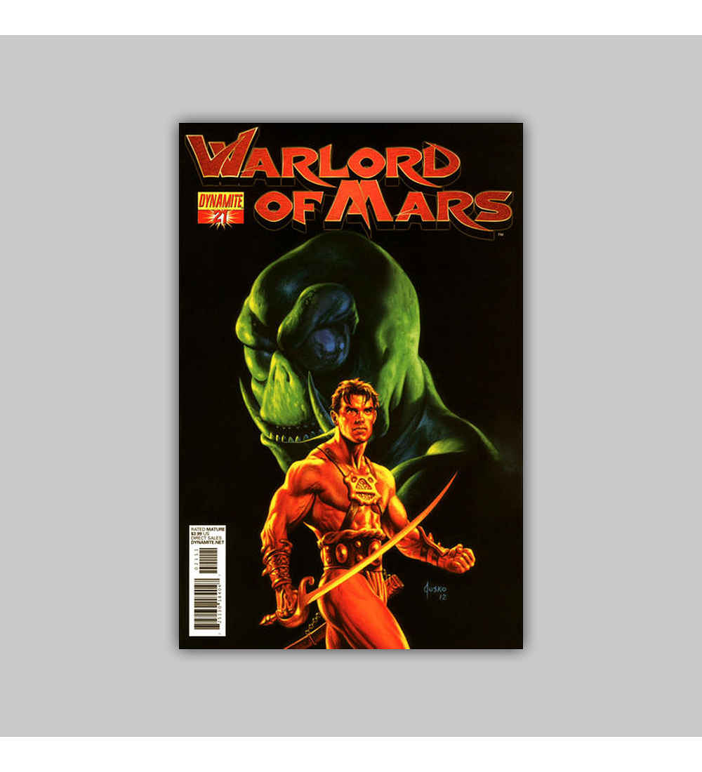 Warlord of Mars 21 B 2012