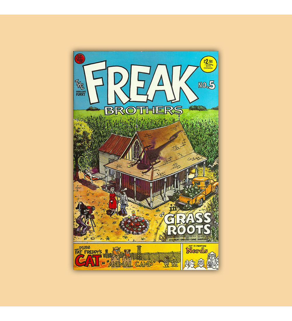 The Freak Brothers 5 5th printing 1988