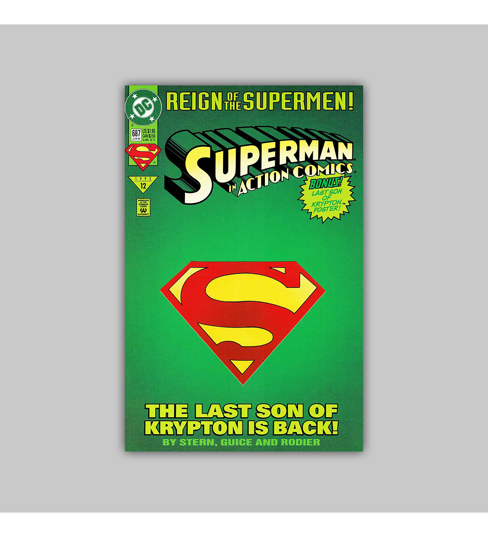 Action Comics 687 Die-Cut 1993