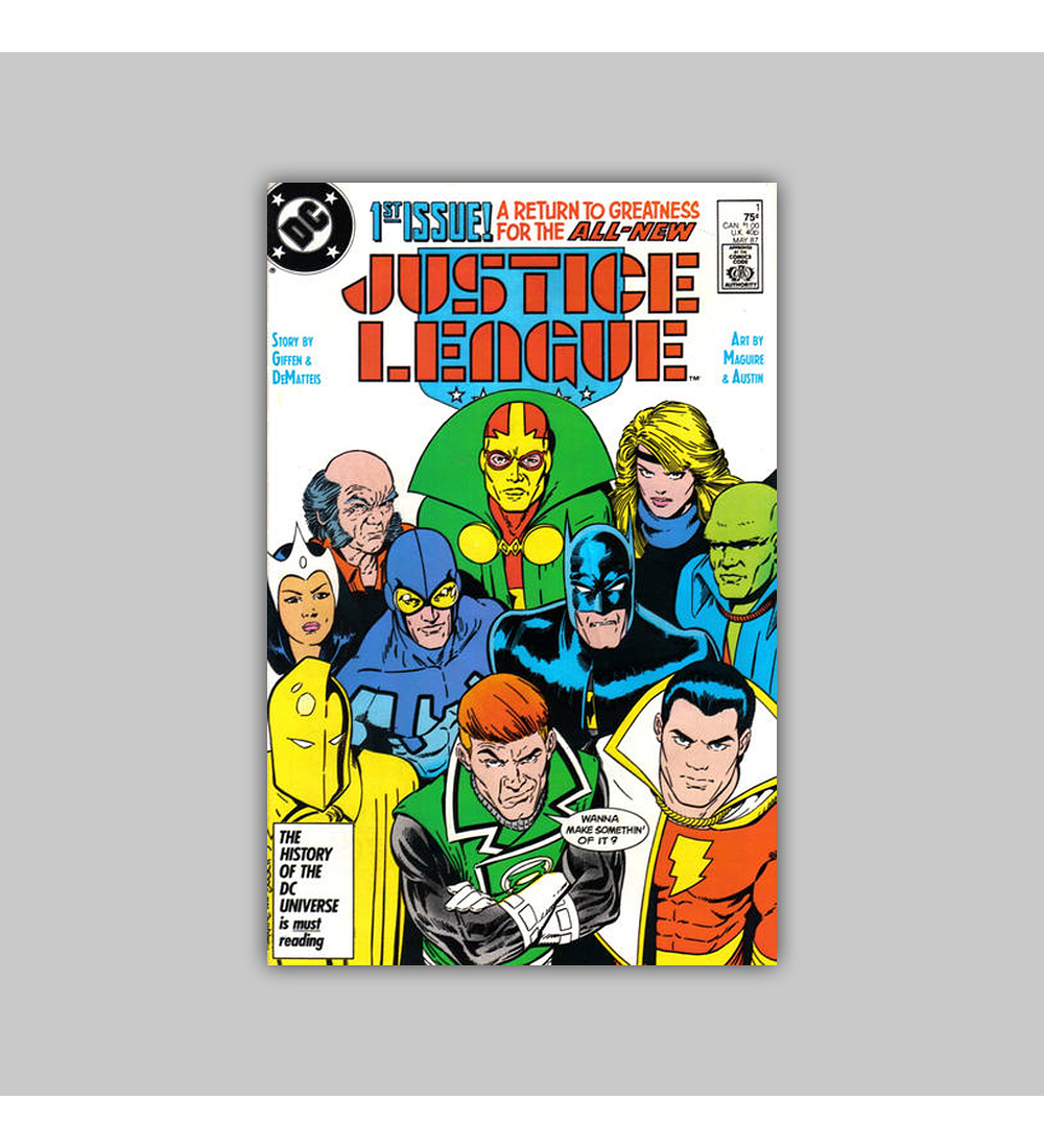 Justice League 1 Signed 1987