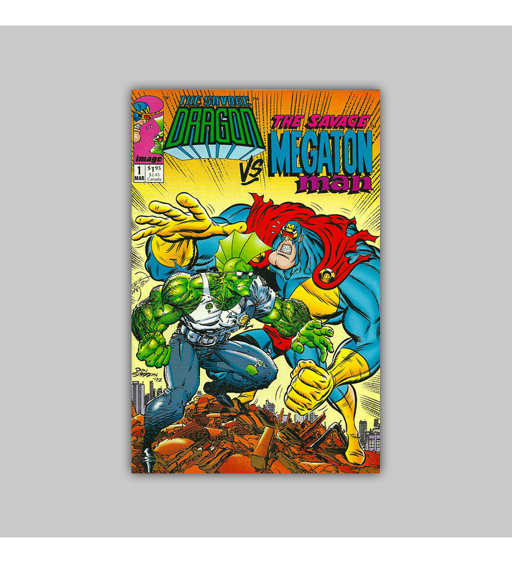 Savage Dragon Vs. Savage Megaton Man 1 1993