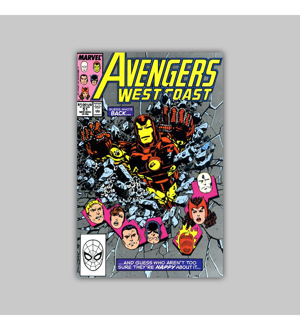 Avengers West Coast 51 1989