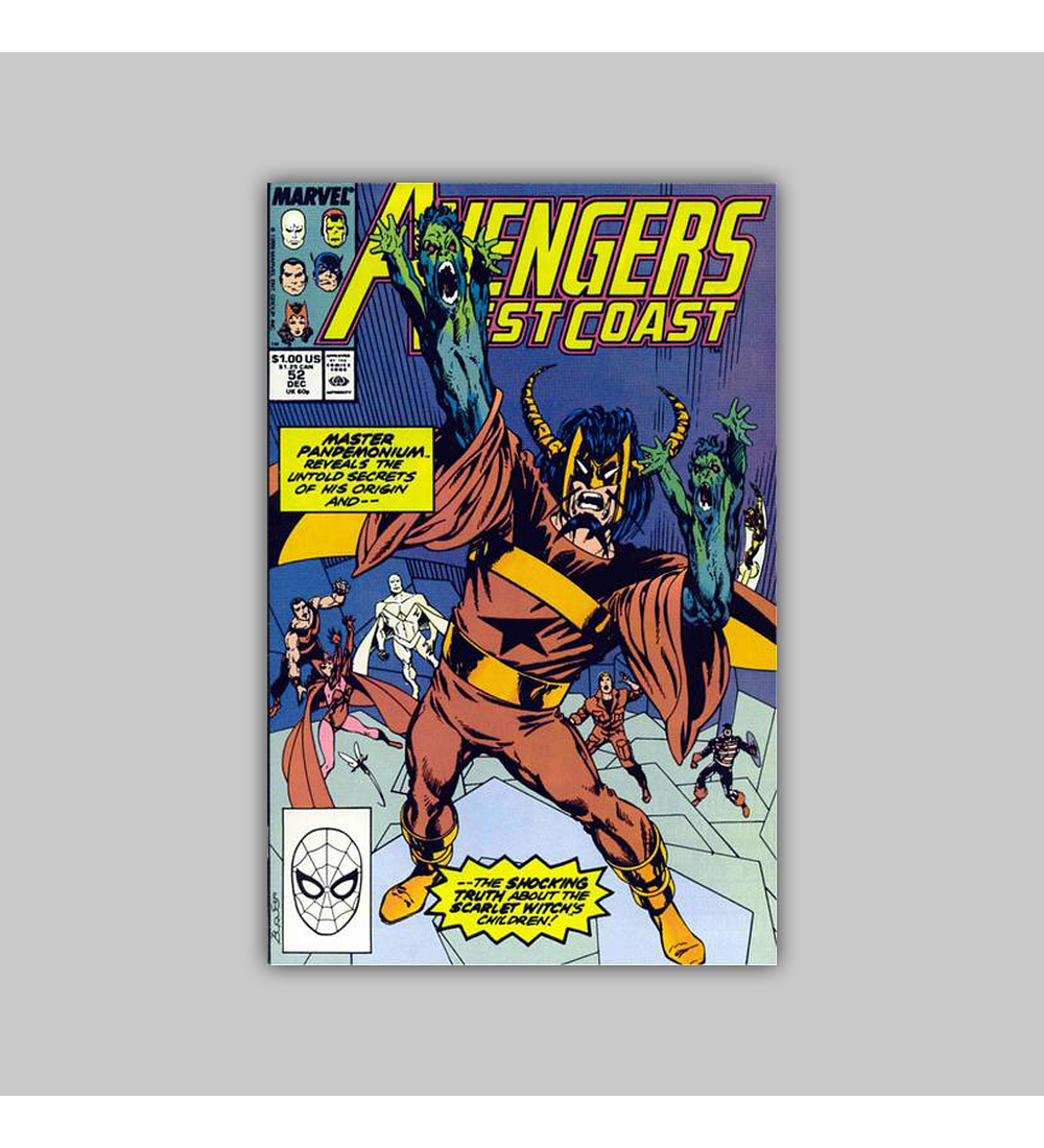 Avengers West Coast 52 1989