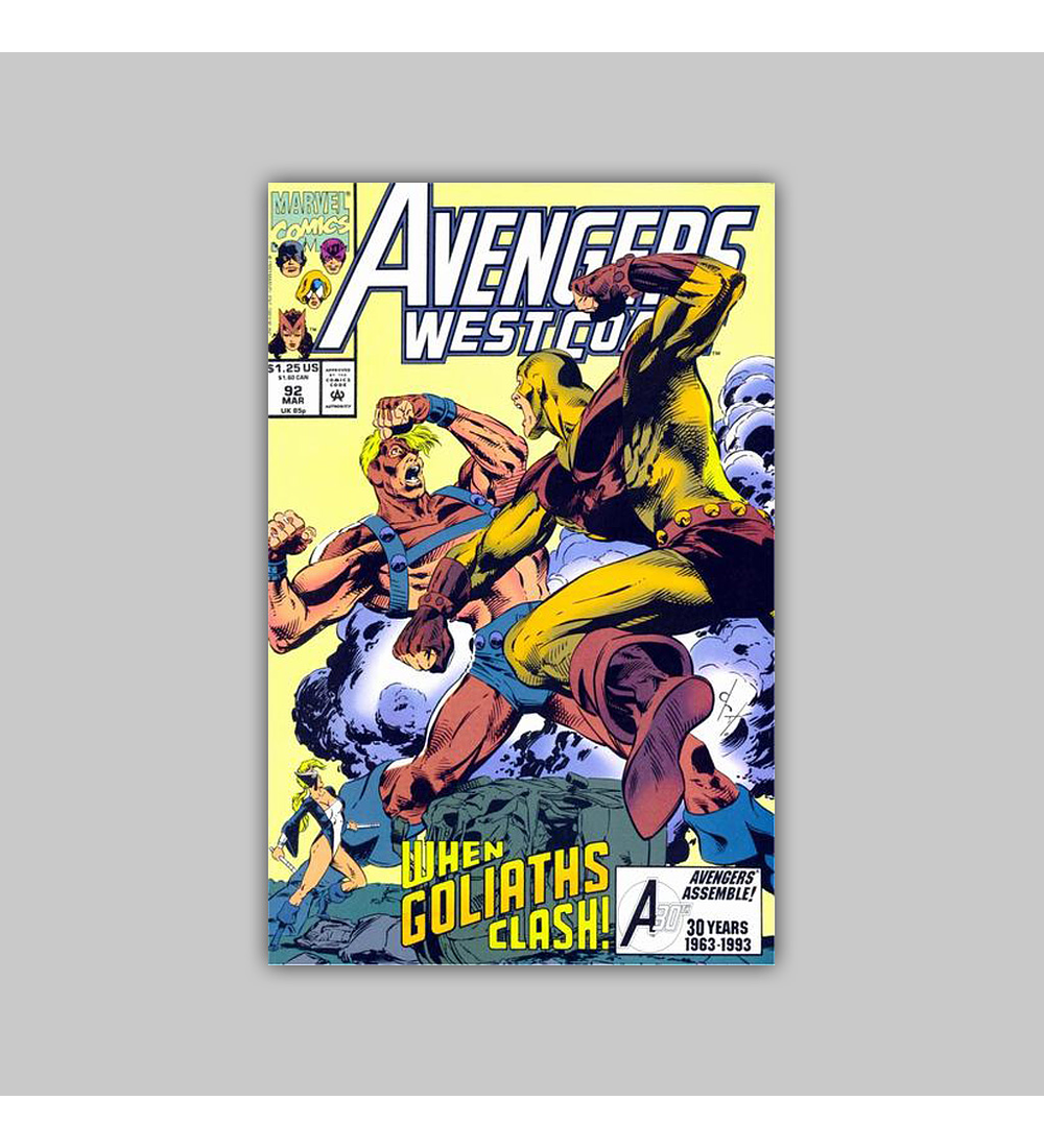Avengers West Coast 92 1993