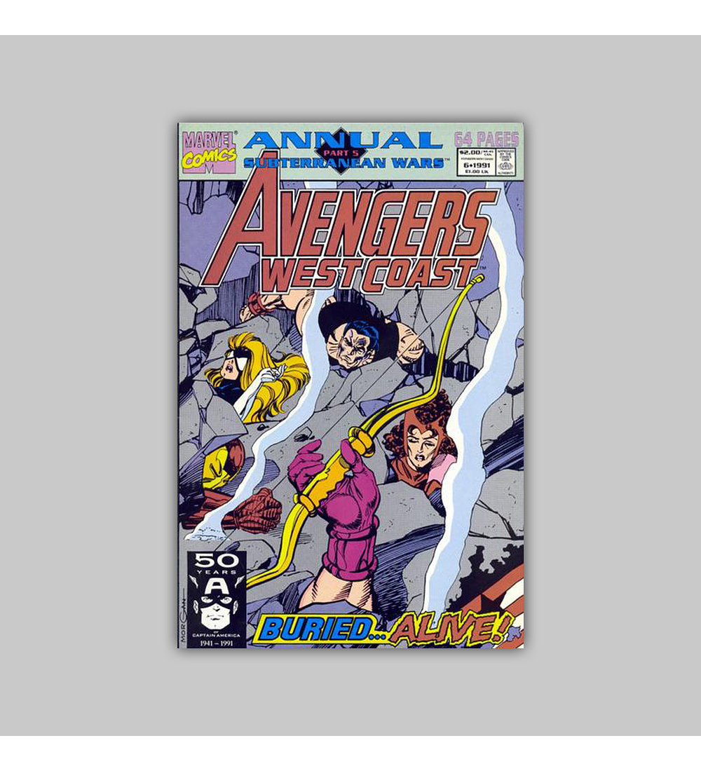 Avengers West Coast Annual 6 1991