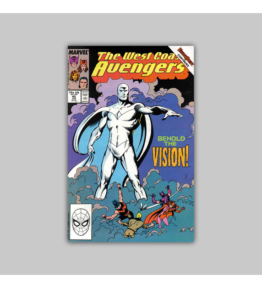 West Coast Avengers (Vol. 2) 45 VF (8.0) 1989