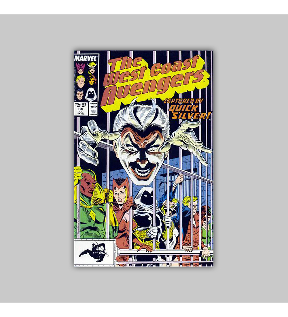 West Coast Avengers (Vol. 2) 34 1988