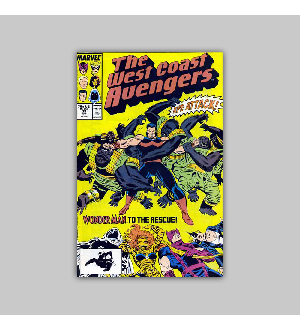 West Coast Avengers (Vol. 2) 33 1988