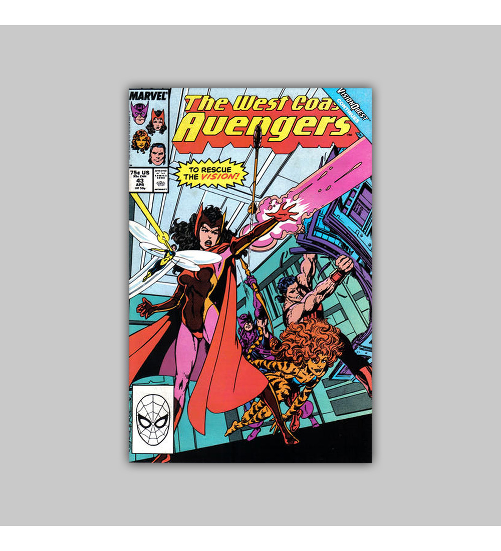 West Coast Avengers (Vol. 2) 43 1989