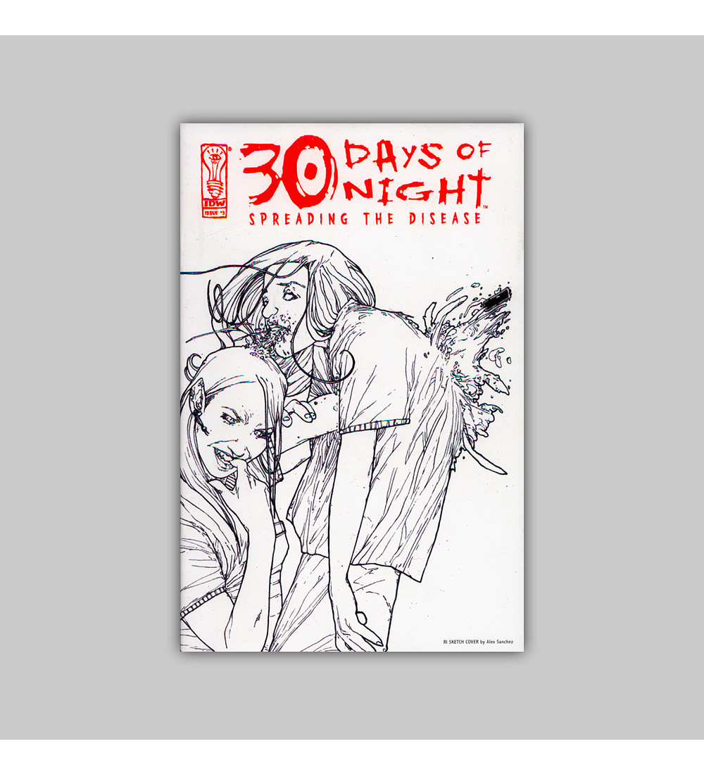 30 Days of Night: Spreading the Disease 3 Sketch 2007