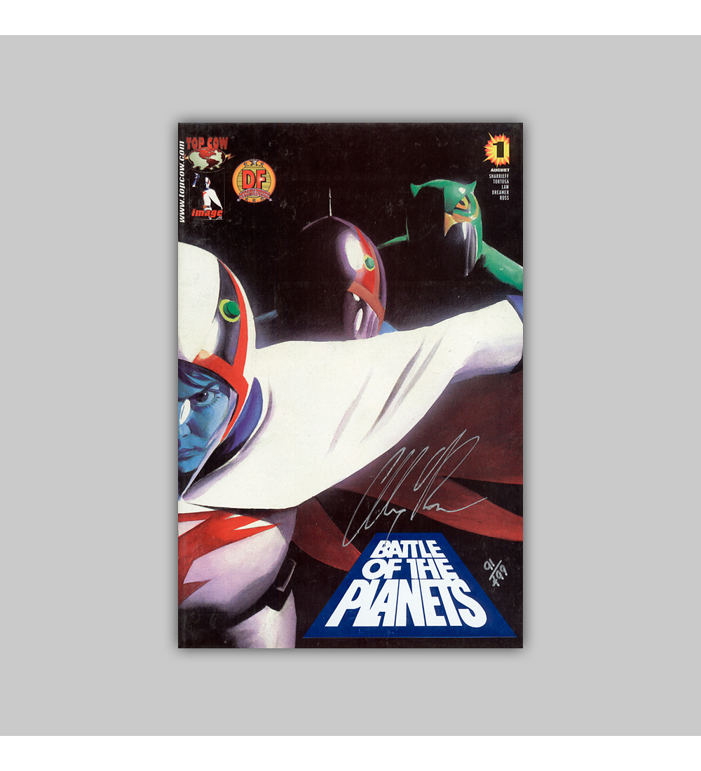 Battle of the Planets 1 Blue Foil Signed 2002