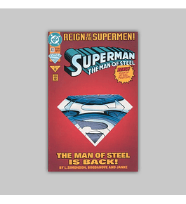 Superman: The Man of Steel 22 Die-Cut 1993