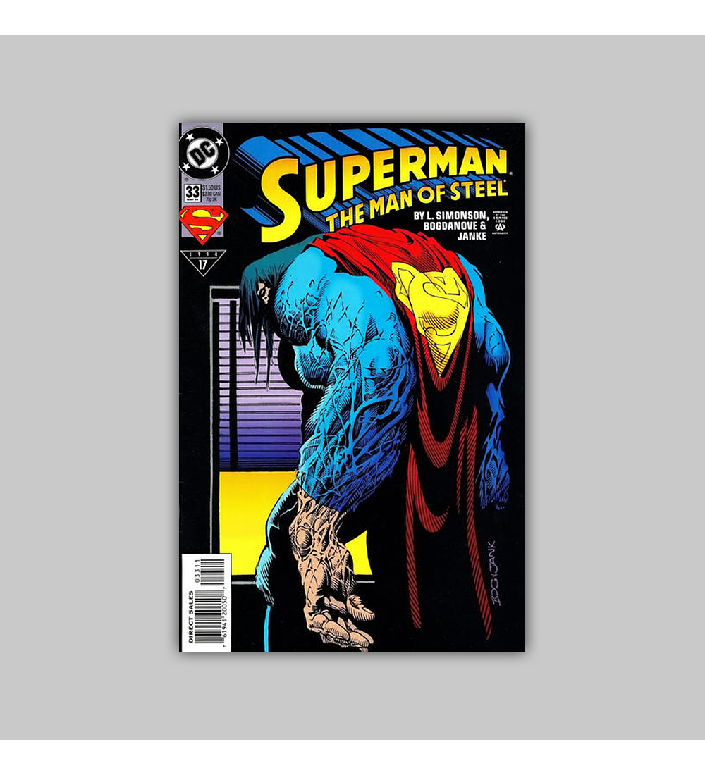 Superman: The Man of Steel 33 VF/NM (9.0) 1994