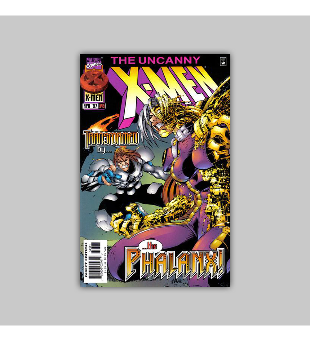 Uncanny X-Men 343 1997