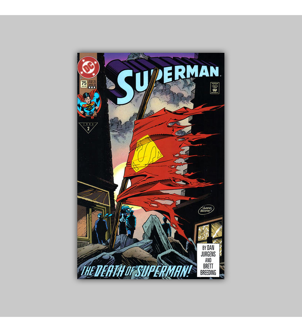 Superman (Vol. 2) 75 3rd printing VF/NM (9.0) 1993