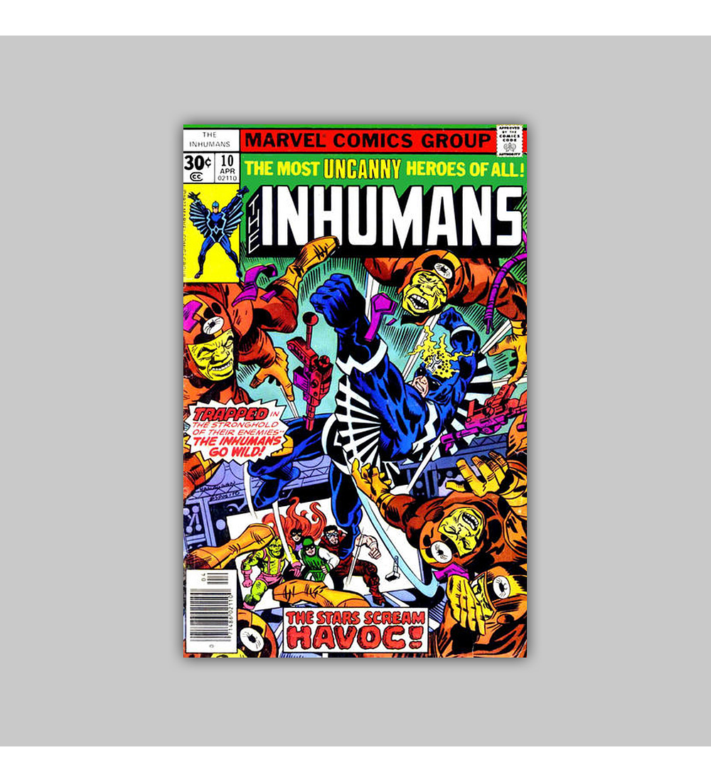 Inhumans 10 VF + (8.5) 1977